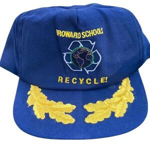 Public School Blue and Yellow Recycle Hat